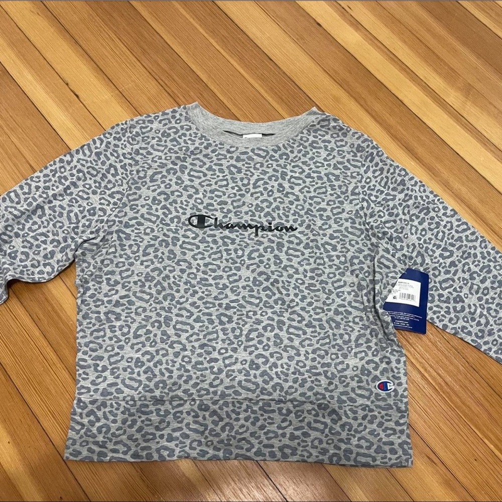 Champion cheetah comfy shirt
